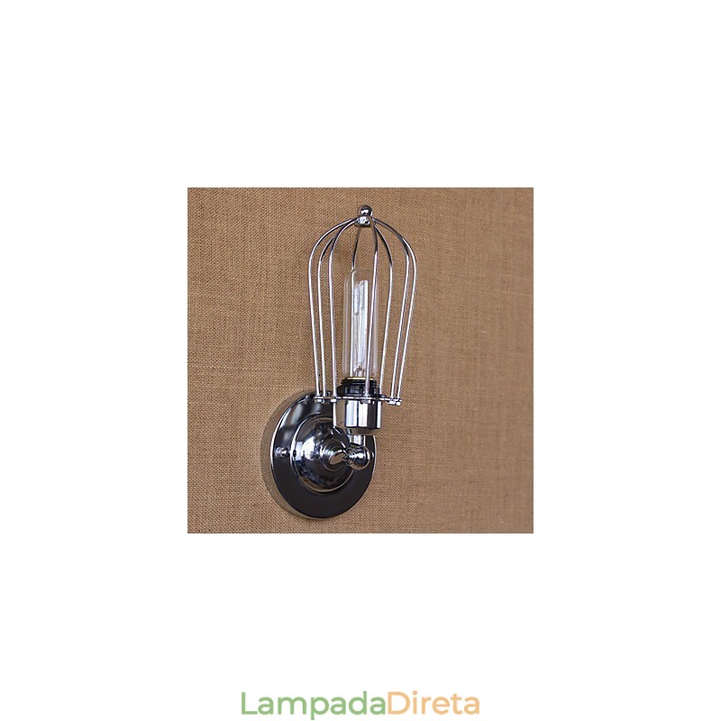 Recurso de galvanoplastia retrô vintage simples para arandelas de parede de luz ambiente estilo mini