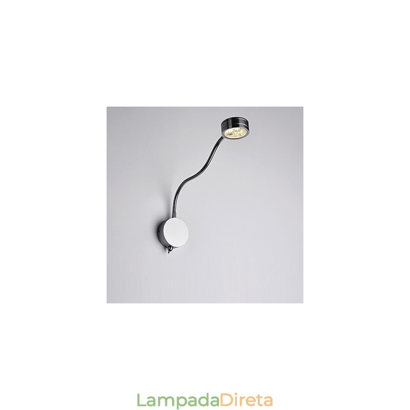 Luminária de parede moderna contemporânea com luz ambiente