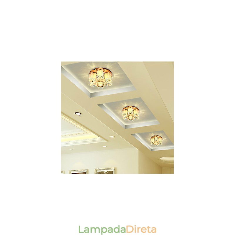 Lâmpada de cristal Smd CreativeTube Spotlight Absorve luz de cúpula