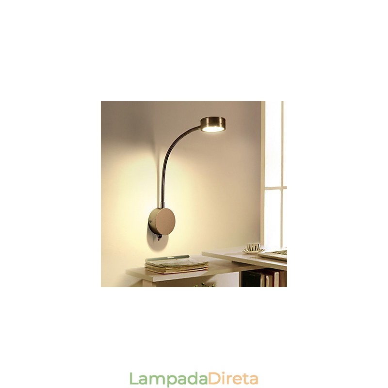 Luminária de parede moderna contemporânea com luz ambiente