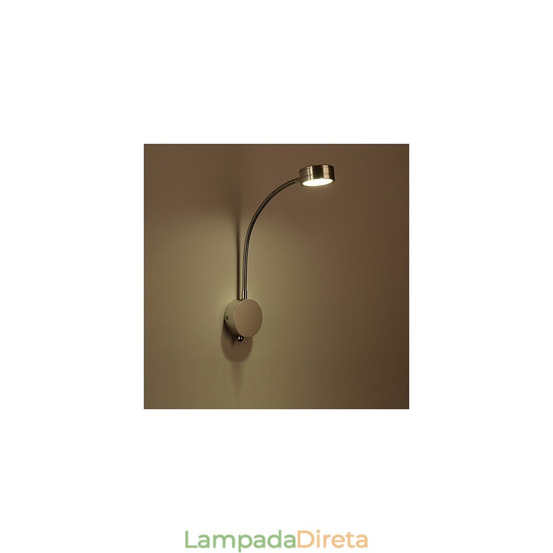 Luminária de parede moderna contemporânea com luz ambiente