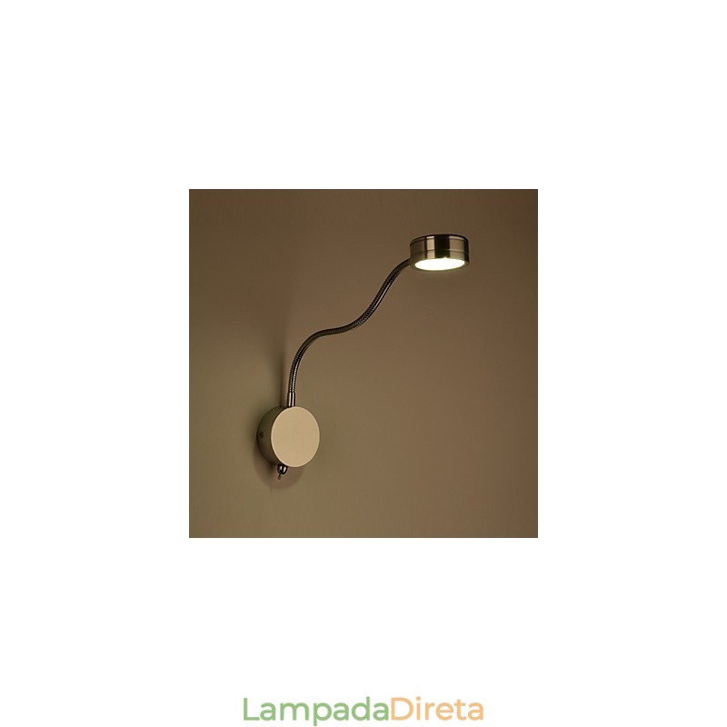 Luminária de parede moderna contemporânea com luz ambiente