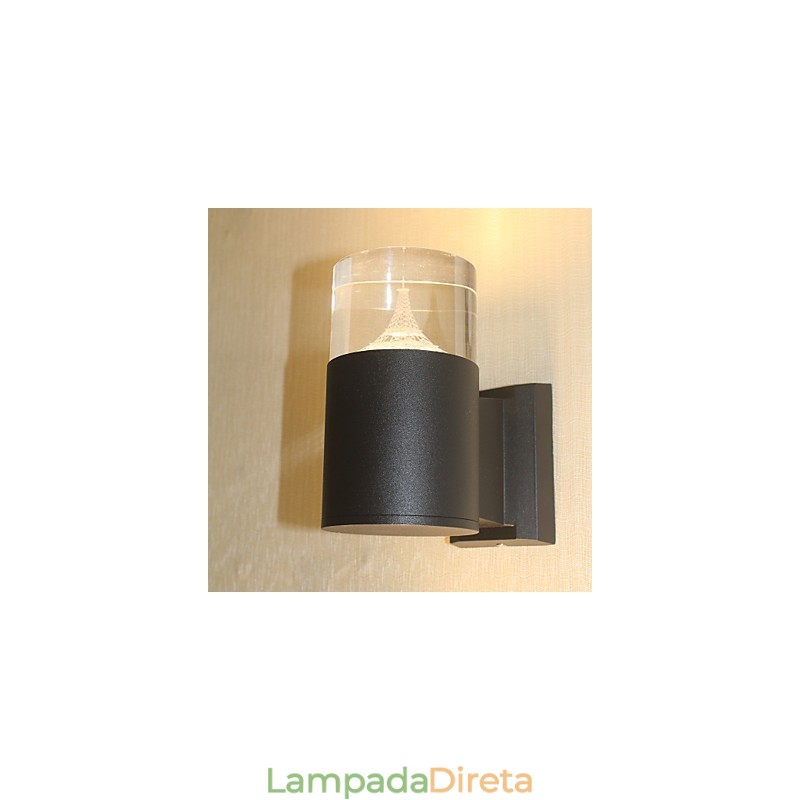 Recurso simples integrado para arandelas de parede com luz ambiente
