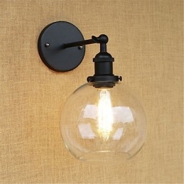 Pintura retrô country para proteção ocular em estilo mini, arandelas de parede com luz ambiente