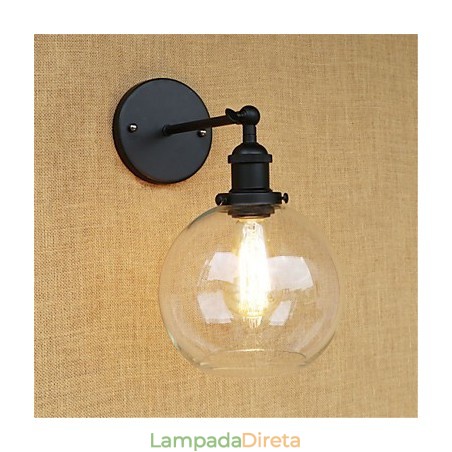 Pintura retrô country para proteção ocular em estilo mini, arandelas de parede com luz ambiente Pintura retrô country para proteção ocular em estilo mini, arandelas de parede com luz ambiente