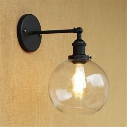 Pintura retrô country para proteção ocular em estilo mini, arandelas de parede com luz ambiente