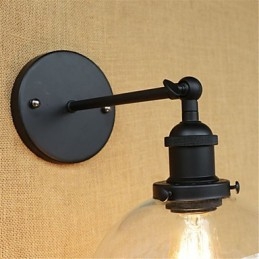 Pintura retrô country para proteção ocular em estilo mini, arandelas de parede com luz ambiente