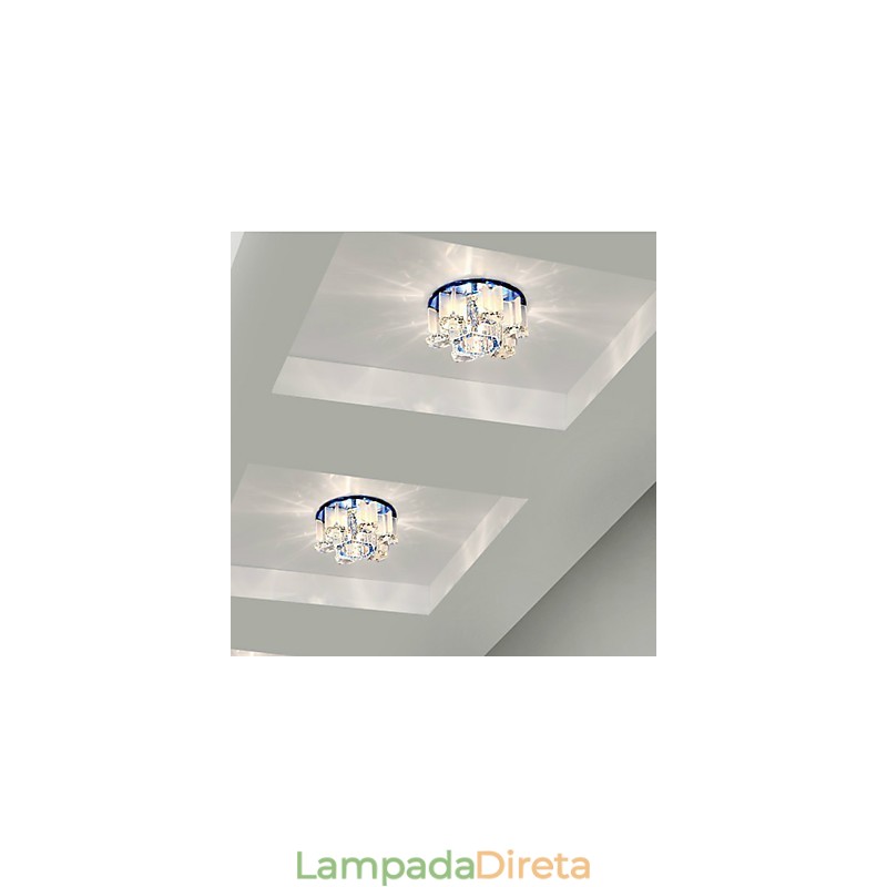 Lâmpada de cristal Smd CreativeTube Spotlight Absorve luz de cúpula