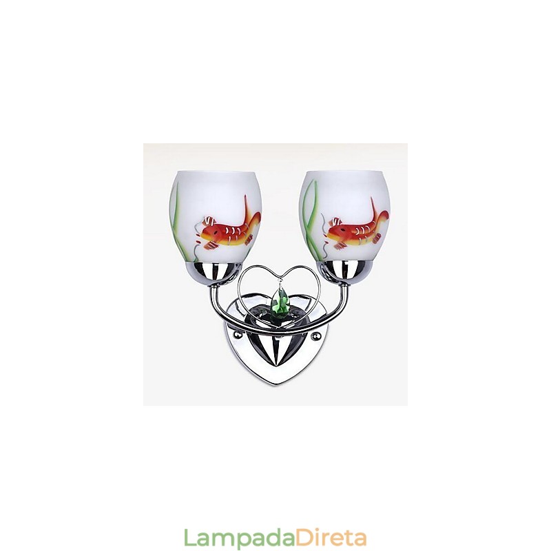 Simples Outro Recurso para Arandelas de Parede de Luz Ambiente de Cristal Luz de Parede