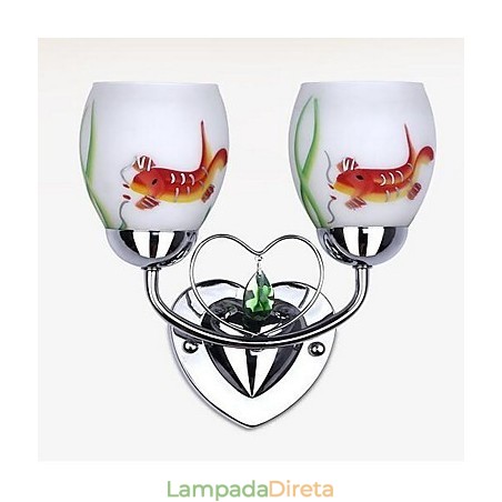 Simples Outro Recurso para Arandelas de Parede de Luz Ambiente de Cristal Luz de Parede Simples Outro Recurso para Arandelas de Parede de Luz Ambiente de Cristal Luz de Parede