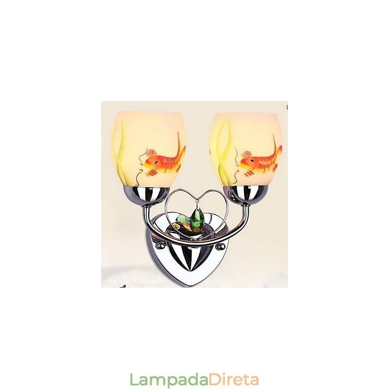 Simples Outro Recurso para Arandelas de Parede de Luz Ambiente de Cristal Luz de Parede