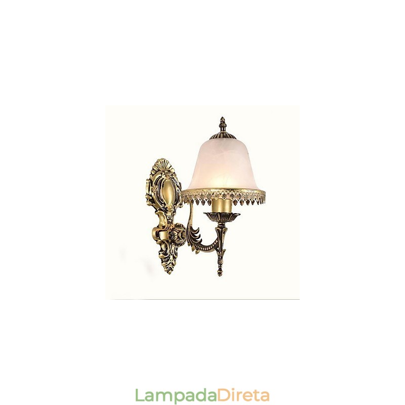 Luminária de parede vintage galvanizada Downlight