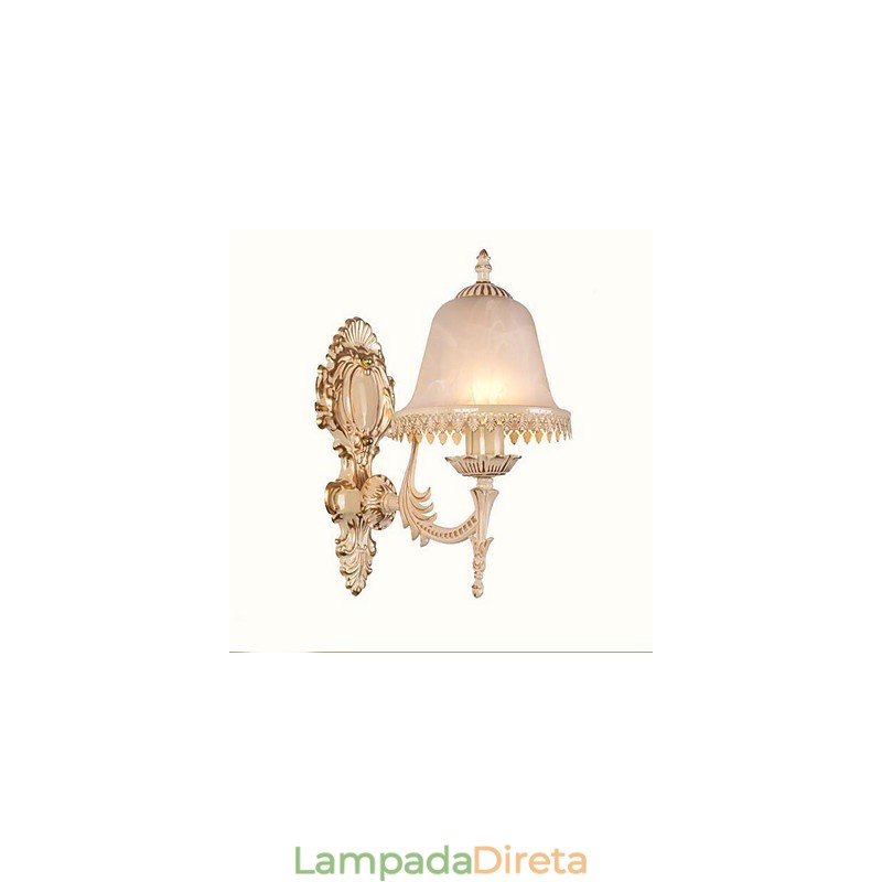 Luminária de parede vintage galvanizada Downlight