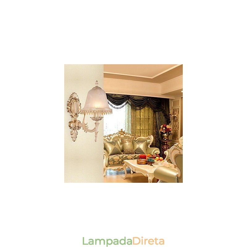 Luminária de parede vintage galvanizada Downlight