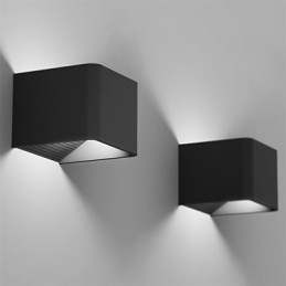 Luminária de parede moderna para corredor interno, luminária de parede para cima e para baixo