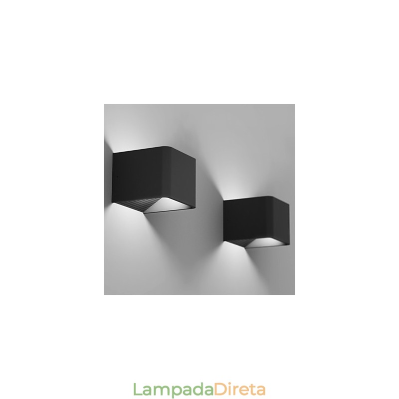 Luminária de parede moderna para corredor interno, luminária de parede para cima e para baixo