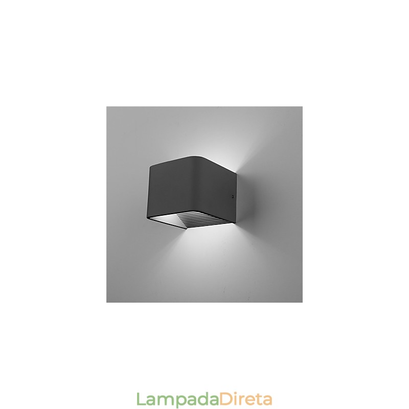 Luminária de parede moderna para corredor interno, luminária de parede para cima e para baixo