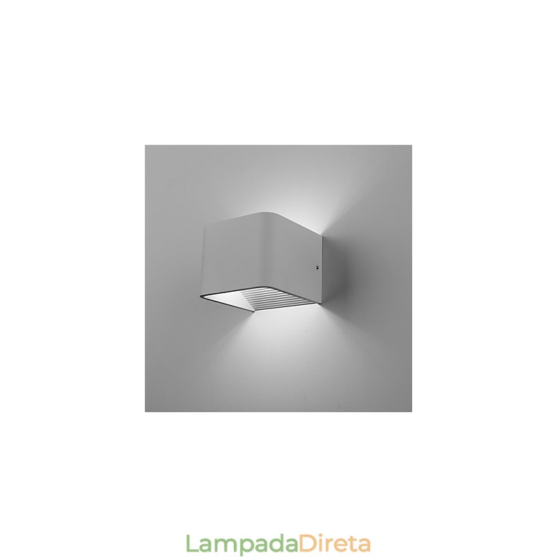 Luminária de parede moderna para corredor interno, luminária de parede para cima e para baixo