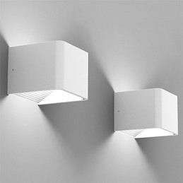 Luminária de parede moderna para corredor interno, luminária de parede para cima e para baixo