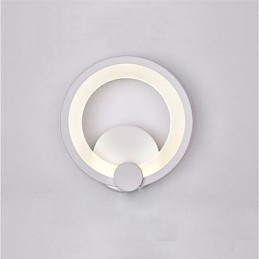 Recurso de novidade integrado para arandelas de parede de luz ambiente estilo mini com vários tons, luminária de parede