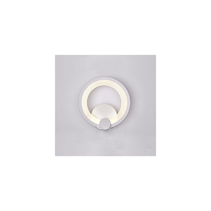 Recurso de novidade integrado para arandelas de parede de luz ambiente estilo mini com vários tons, luminária de parede