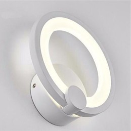 Recurso de novidade integrado para arandelas de parede de luz ambiente estilo mini com vários tons, luminária de parede