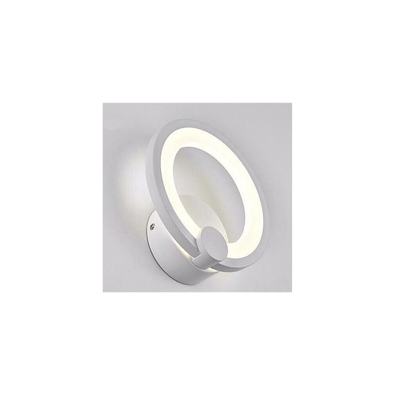 Recurso de novidade integrado para arandelas de parede de luz ambiente estilo mini com vários tons, luminária de parede