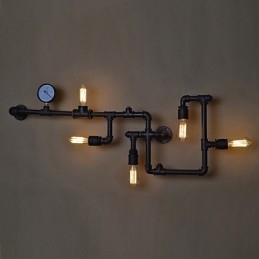 Luminárias de parede industriais loft Luminárias de parede antigas Edison com lâmpadas Luminária de parede vintage para iluminação de sala de estar