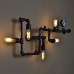 Luminárias de parede industriais loft Luminárias de parede antigas Edison com lâmpadas Luminária de parede vintage para iluminação de sala de estar