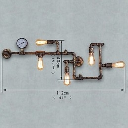 Luminárias de parede industriais loft Luminárias de parede antigas Edison com lâmpadas Luminária de parede vintage para iluminação de sala de estar