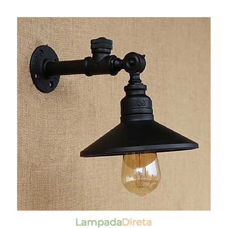 Pintura rústica de chalé para arandelas de parede com luz ambiente Pintura rústica de chalé para arandelas de parede com luz ambiente