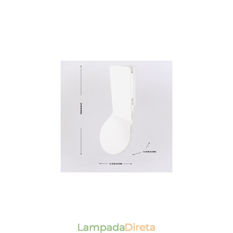 Recurso de pintura moderna contemporânea integrada para arandelas de parede Downlight