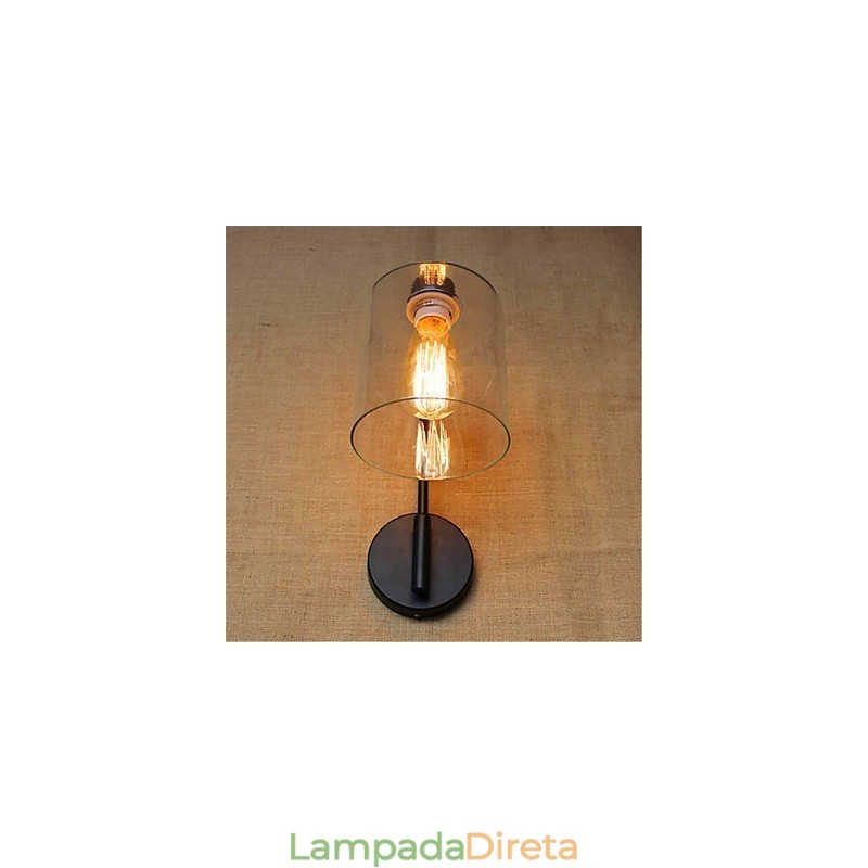 Recurso de acabamento em óxido preto rústico para braço articulado para luz ambiente