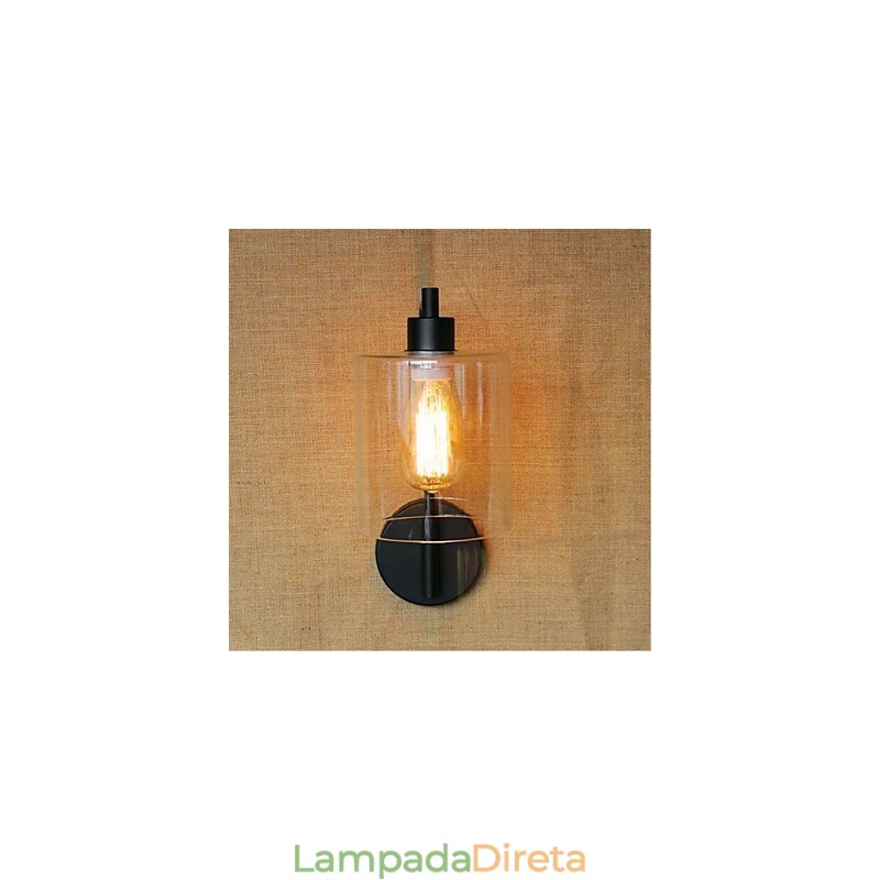 Recurso de acabamento em óxido preto rústico para braço articulado para luz ambiente