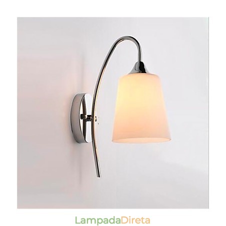 Luminária de parede moderna minimalista de vidro para cabeceira de corredor de hotel Luminária de parede moderna minimalista de vidro para cabeceira de corredor de hotel