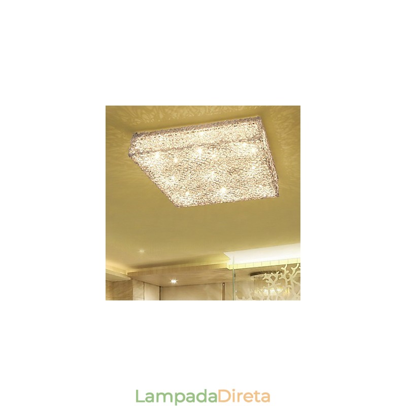 Luzes de montagem embutida subseção controle fonte de luz Cristal Metal Moda Moderna Clássica