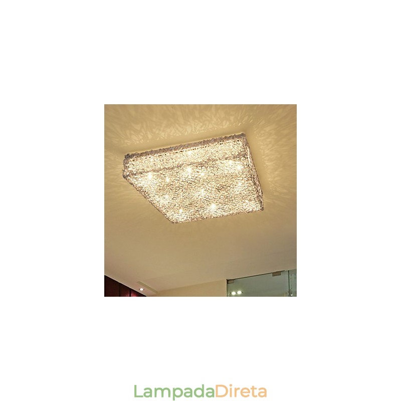 Luzes de montagem embutida subseção controle fonte de luz Cristal Metal Moda Moderna Clássica