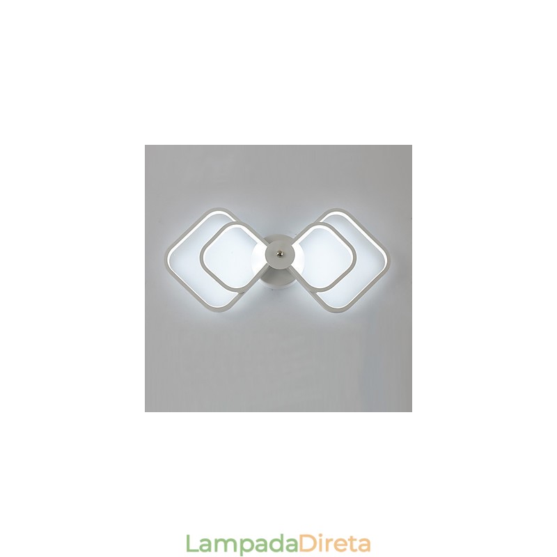 Pintura contemporânea moderna integrada para arandelas de parede com luz ambiente