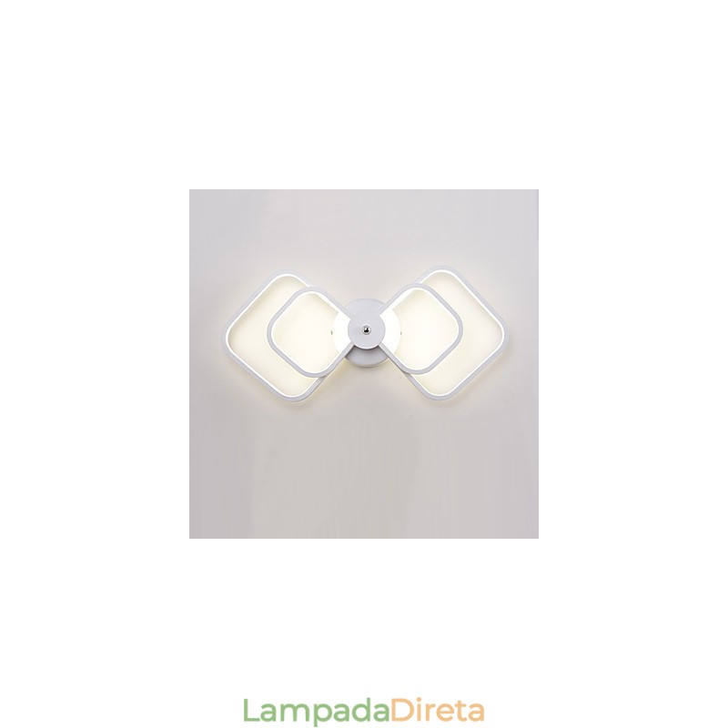 Pintura contemporânea moderna integrada para arandelas de parede com luz ambiente