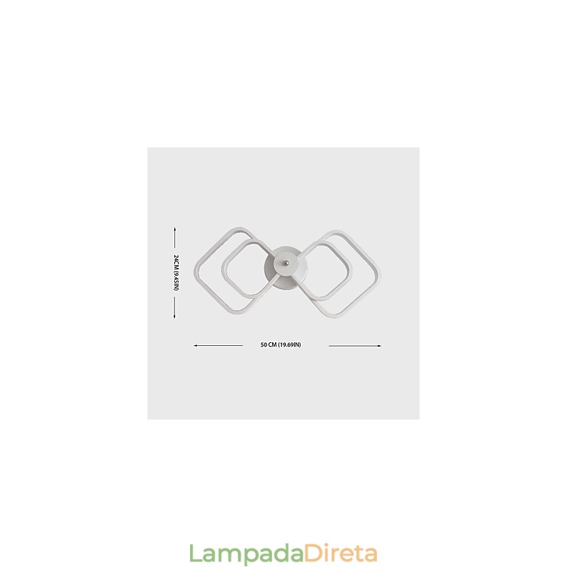 Pintura contemporânea moderna integrada para arandelas de parede com luz ambiente
