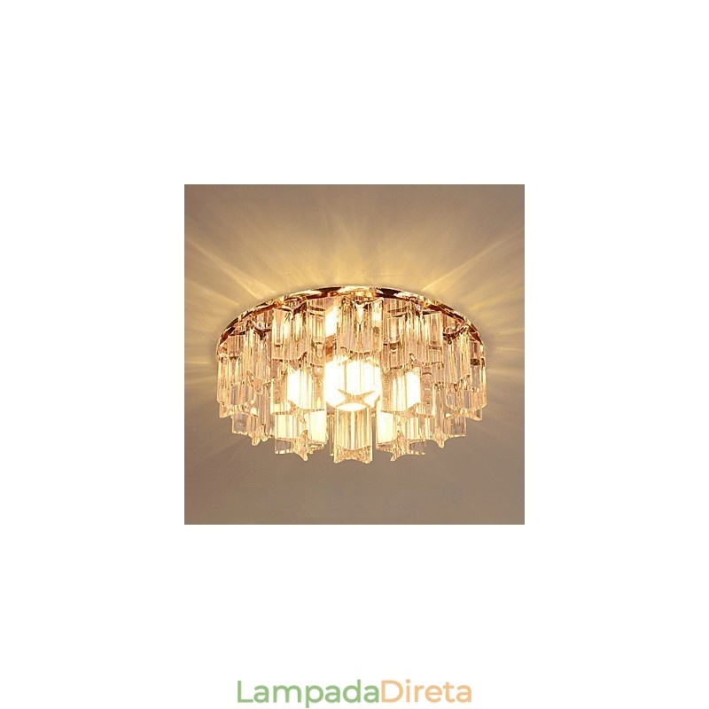 Lâmpada de cristal Smd CreativeTube Spotlight Absorve luz de cúpula