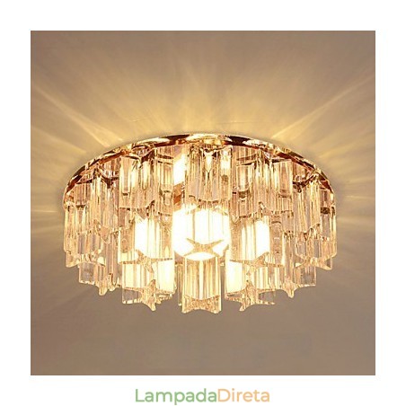 Lâmpada de cristal Smd CreativeTube Spotlight Absorve luz de cúpula Lâmpada de cristal Smd CreativeTube Spotlight Absorve luz de cúpula
