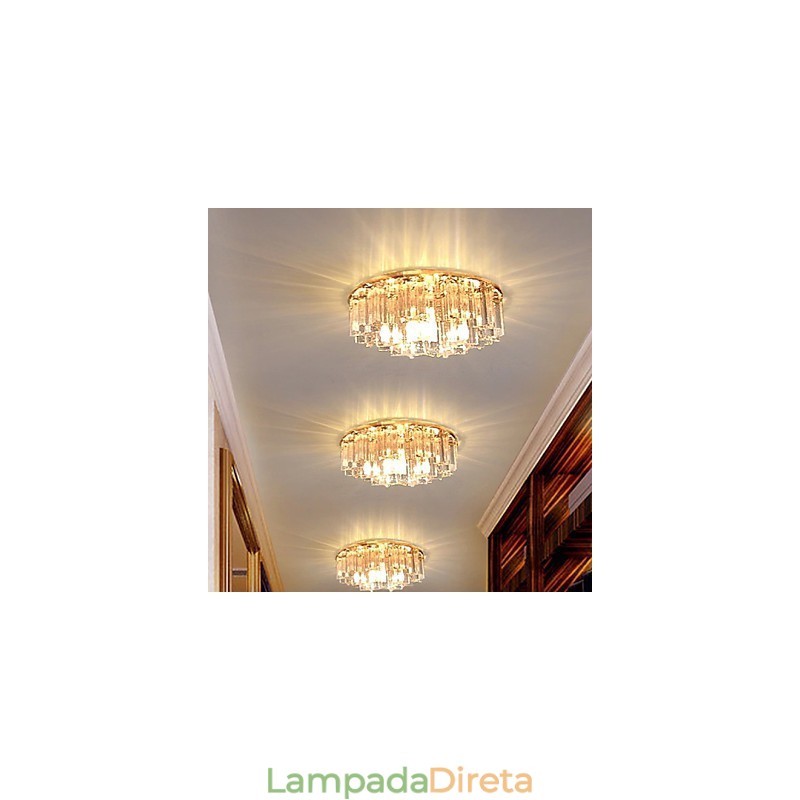 Lâmpada de cristal Smd CreativeTube Spotlight Absorve luz de cúpula