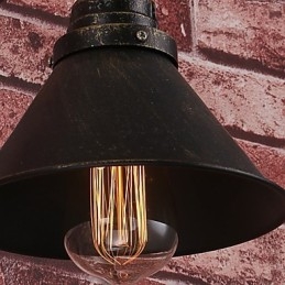 Luzes de parede de tubo de água estilo industrial retrô criativo country metal restaurante café bares mesa de bar arandelas de parede