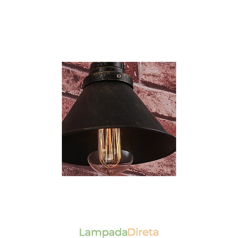 Luzes de parede de tubo de água estilo industrial retrô criativo country metal restaurante café bares mesa de bar arandelas de parede