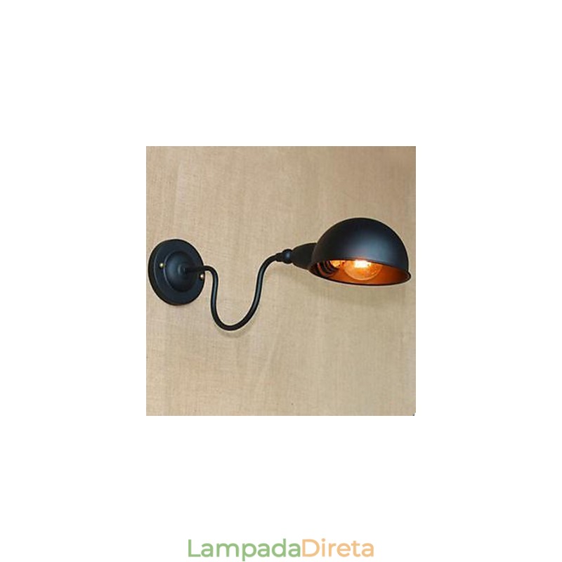 Retro Black High Grade Personalidade Cabeceira Estudo de Quarto Girando em Torno de Corredor de Parede Decorativo