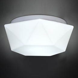 Luminária de cúpula de vidro com diamante branco criativo Absorve