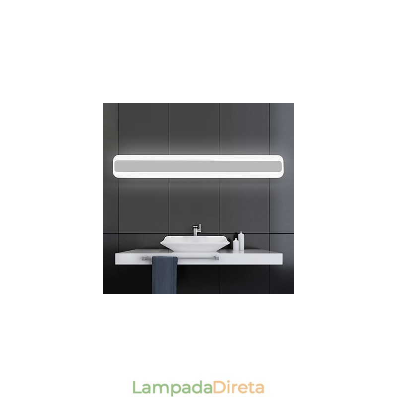 Lâmpada de espelho longa de alta qualidade, luzes de banheiro, luz de parede