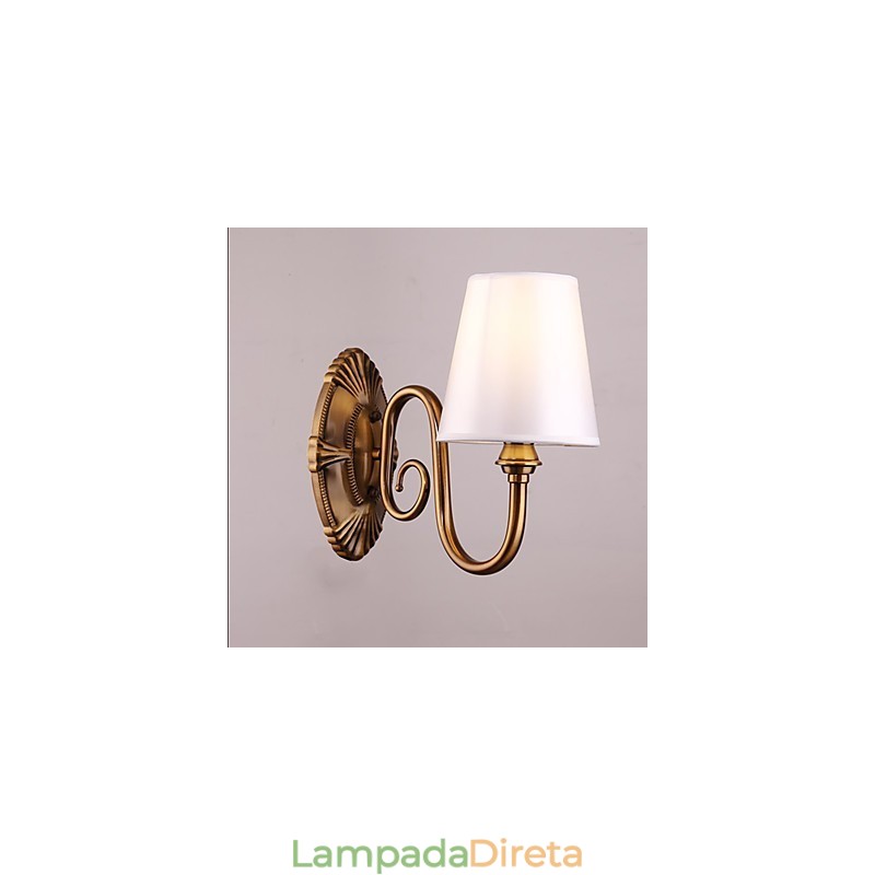 Recurso tradicional clássico galvanizado para proteção ocular Arandelas de parede Downlight Luminária de parede