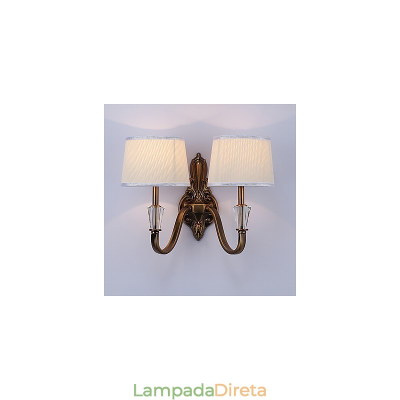 Recurso tradicional clássico galvanizado para proteção ocular Arandelas de parede Downlight Luminária de parede
